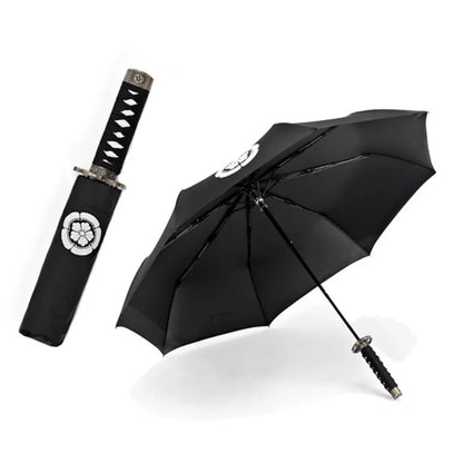 Samurai Shield: Swordsman Folding Umbrella