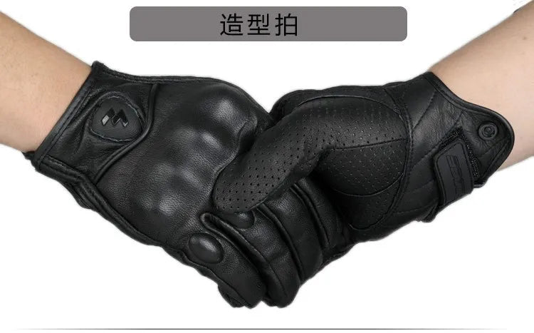 Rider's Choice: MotoGuard Leather Gloves
