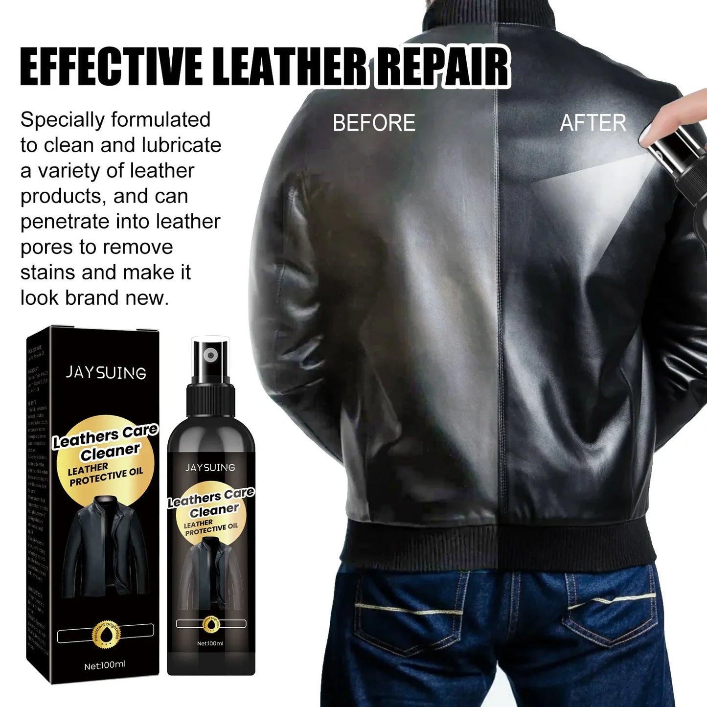 Jaysuing Leather Revive Spray 100ml - Care & Restore
