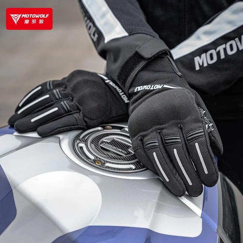 Summer Mesh Motobike Gloves for Women & Men