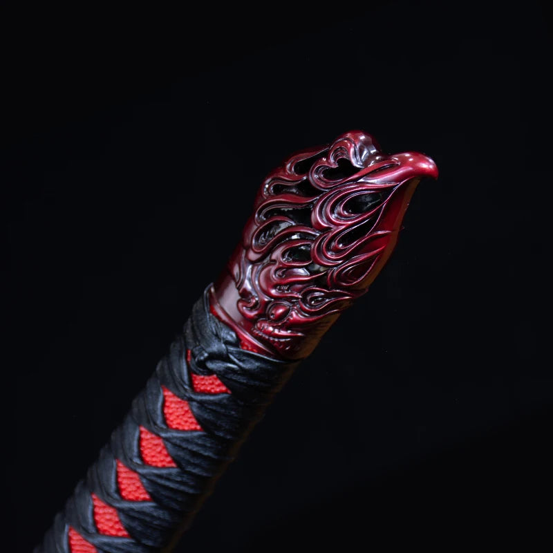 Kongfu Red Flame Training Sword - High Manganese Steel