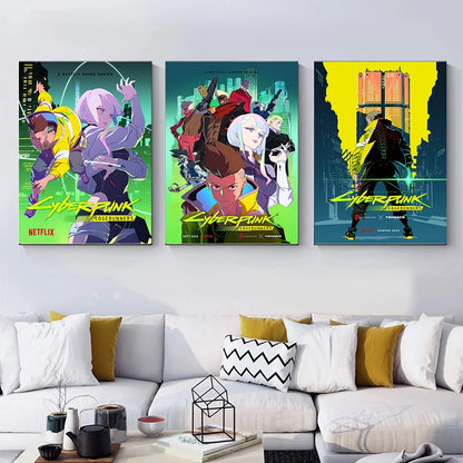 Cyberpunk Edgerunners Anime Poster