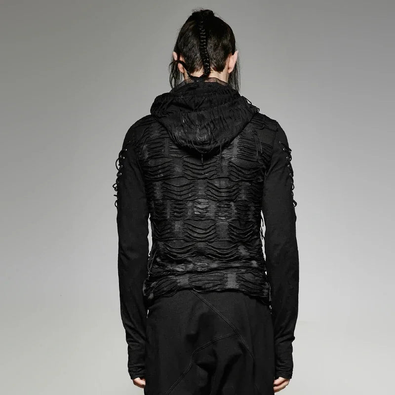 Punk Vibe Gothic Hoodie: Streetwear for Individualists