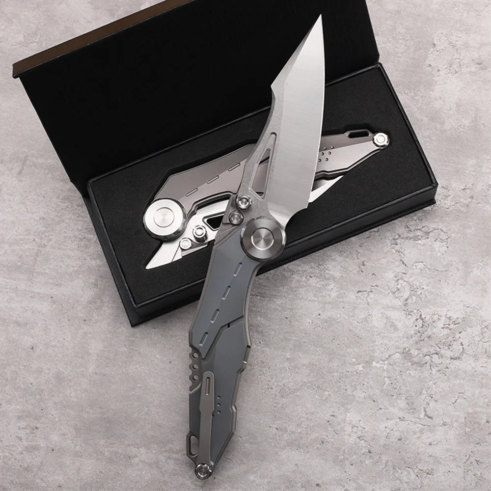 M390 Titanium Folding Knife - Ultimate Outdoor Tool