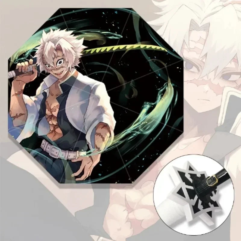Katanamic Shield: Shinobu's Protective Umbrella