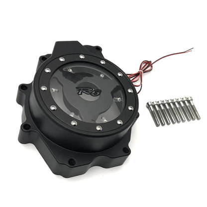 Yamaha R6 LED Engine Stator Cover - Black Billet