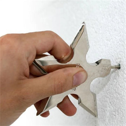 Ninja Star Coat Hook - Stylish Wall Organizer