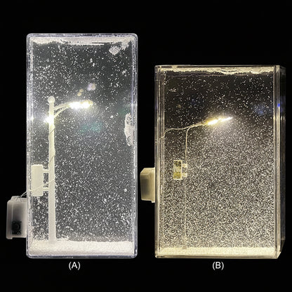 Snowy Lamp Snow Scenery Night Light