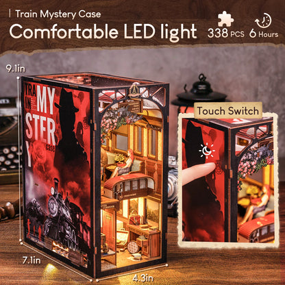 Book Nook Kit DIY Dollhouse with LED Light