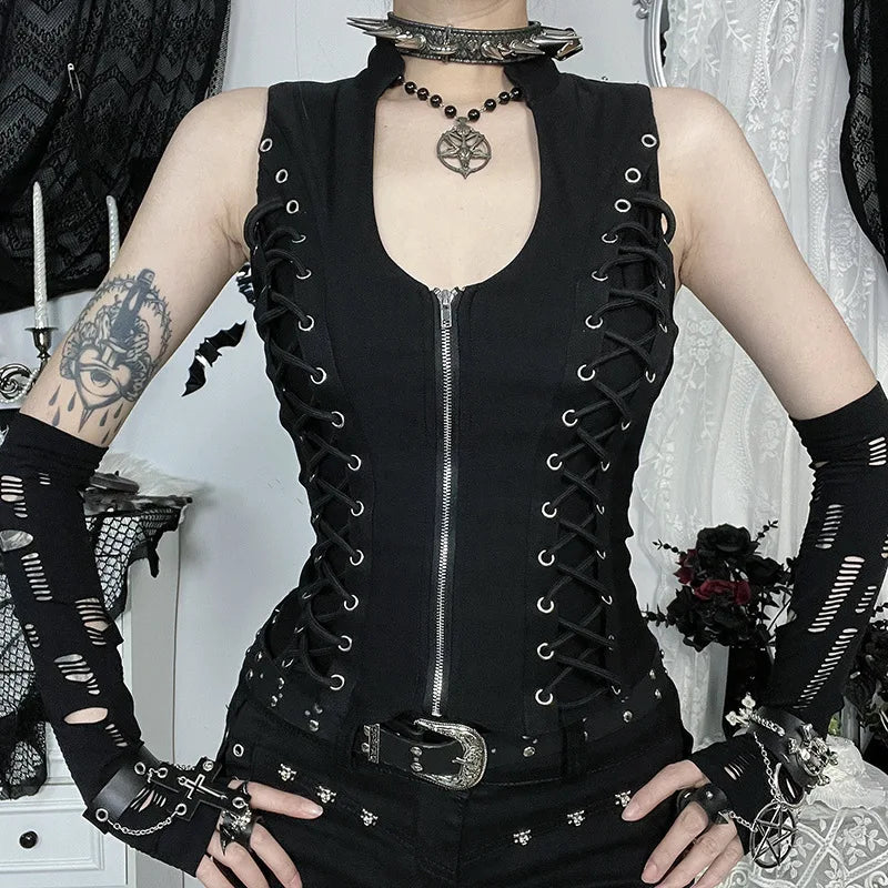 Gothic Bandage Tank Top