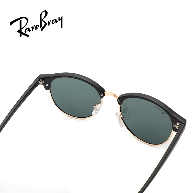 Vintage Round Polarized Sunglasses — Retro UV400 Alloy