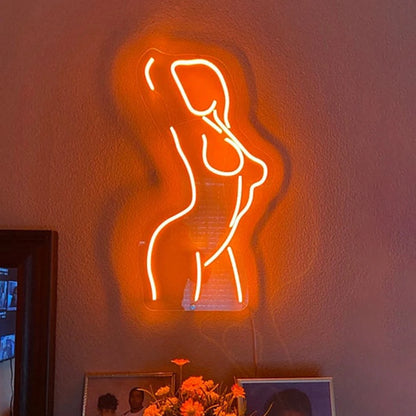 LED Neon Sign Sexy Lady Body Neon Light