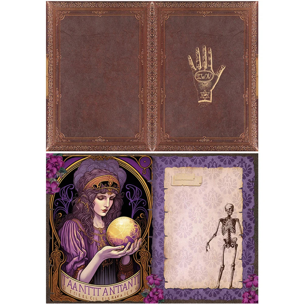 Vintage Magic Witch Tarot Stickers