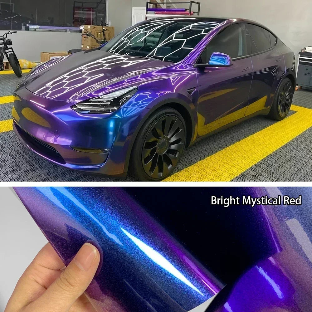 Chameleon Wraps: Glossy Matte Motorcycle Stickers