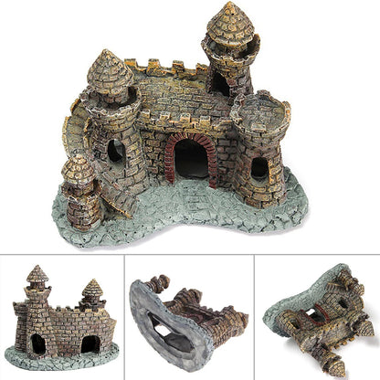 Castle Landscape Ornament for Aquarium Fish Tank