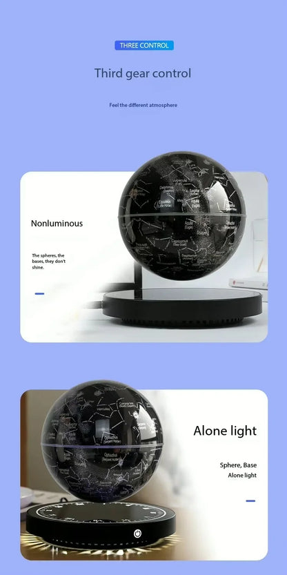 LevitateGlow: Floating Starry Night Lamp
