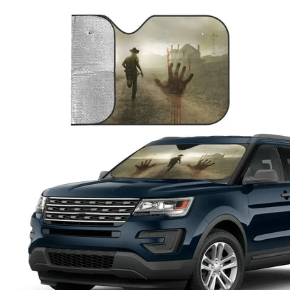 The Walking Dead Horror Windshield Sunshade