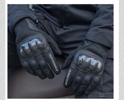 Star Field Knight Carbon Fiber Summer Bike Gloves