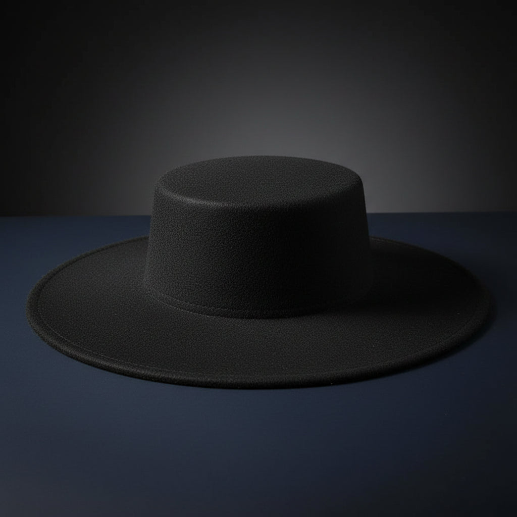Wide Brim Fedora Hat — Women's French Style