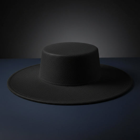 Wide Brim Fedora Hat — Women's French Style