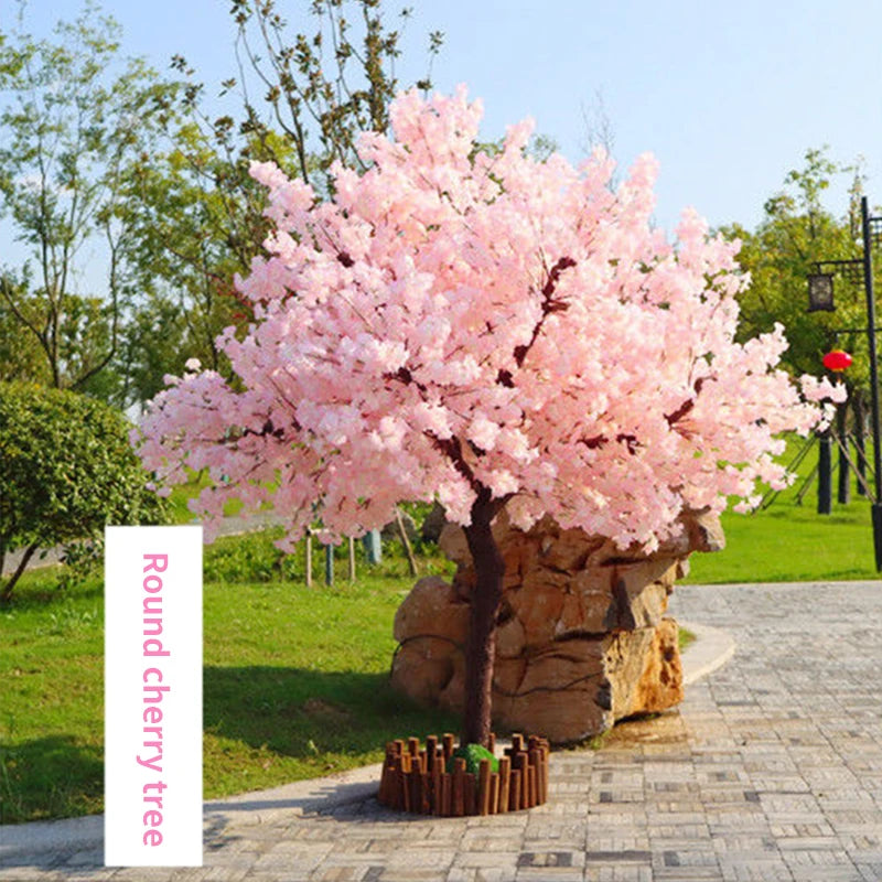 Artificial Cherry Blossom Tree Floor  Outdoor Garden Decoration