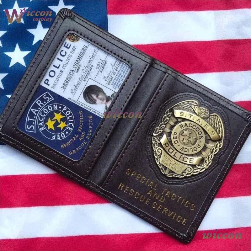 Resident Evil S.T.A.R.S. Cosplay Badge & ID Card Set