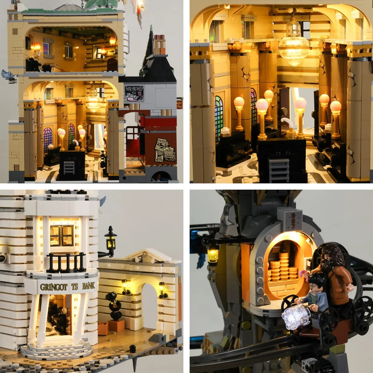 Led Light Kit For Wizarding Bank Collectible Building Blocks