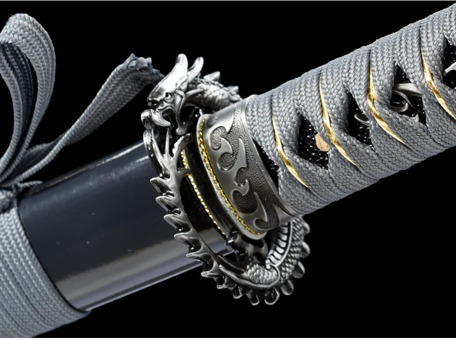 Majestic Dragon Sword Fittings Set for Samurai Blades