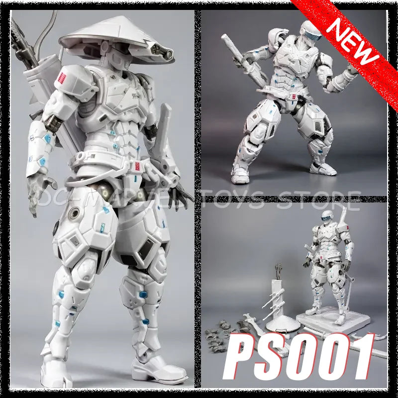 JIWAN PS-001 Snake Eyes White Ghost — Alloy Mecha Figure