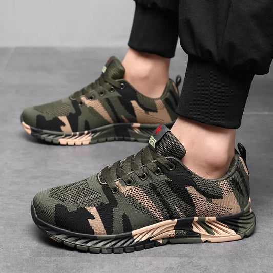 Camouflage Color Flat Casual Vulcanize Shoes