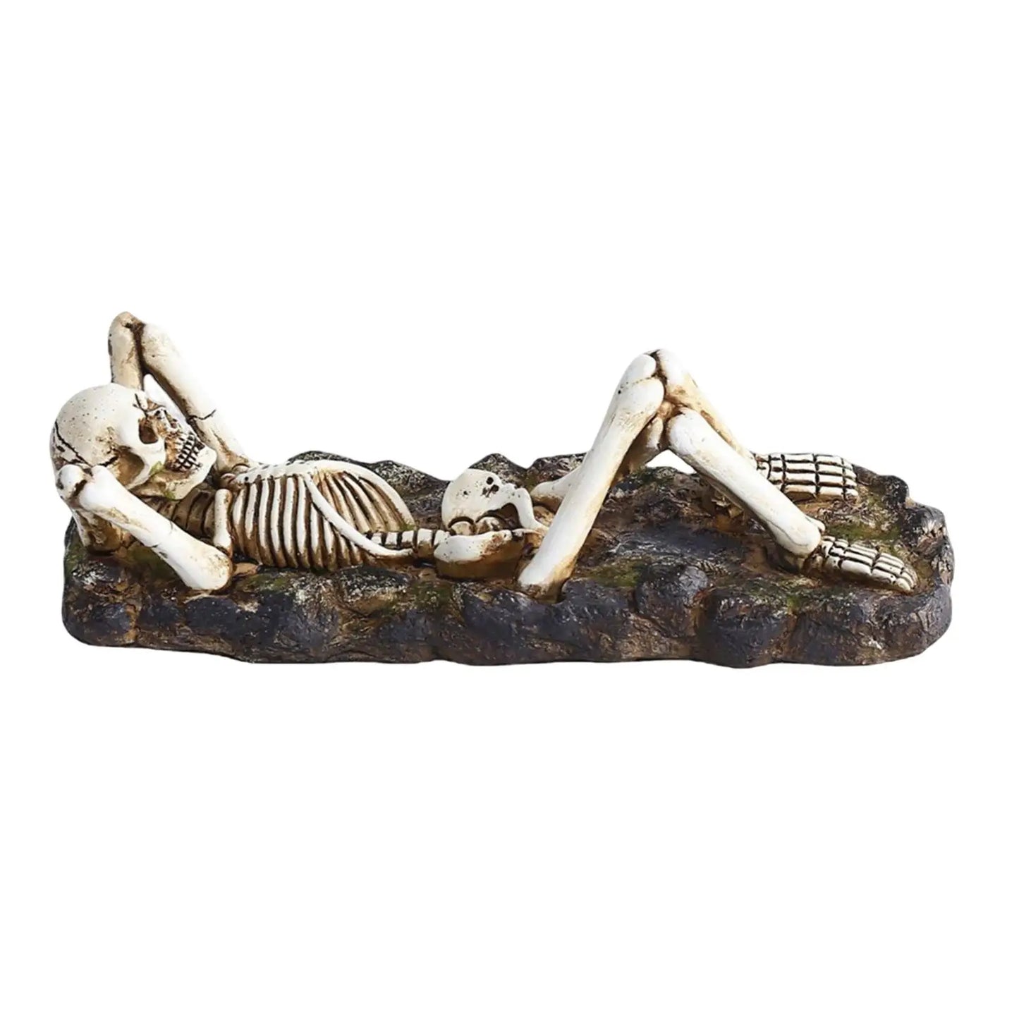 Skull Serenity Incense Holder Sculpture