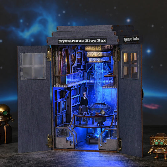 Mysterious Blue Box — Book Nook Kit