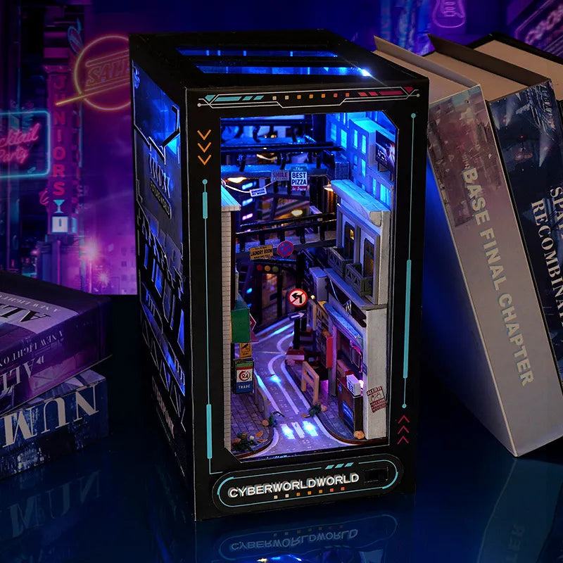 Building Kits Cyberpunk World Bookshelf