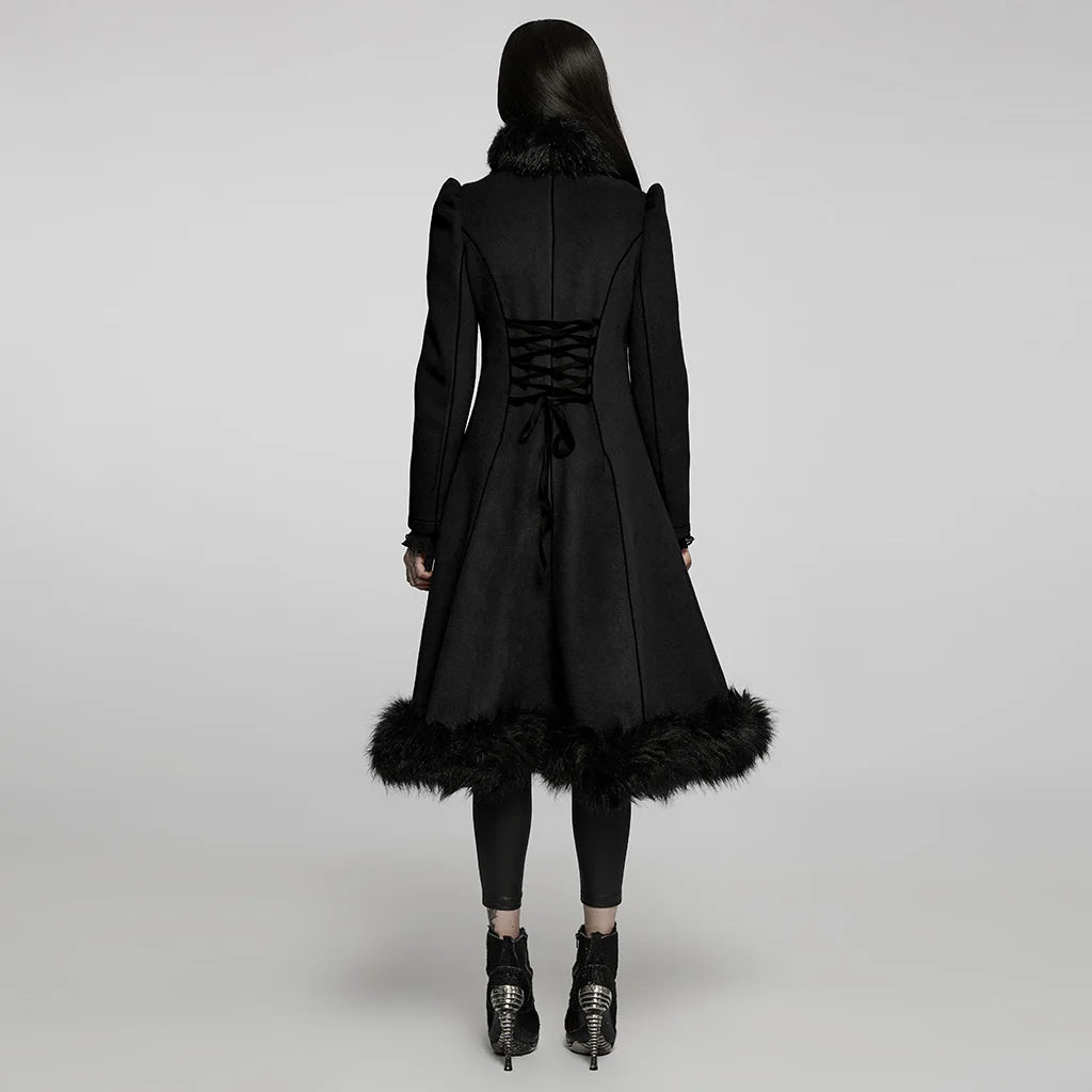 Goth Gorgeous Faux Wool Coat