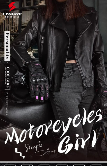 ThermoShield Carbon Fiber Motorbike Gloves