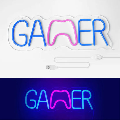 Game Neon Sign Light LED Game Zone