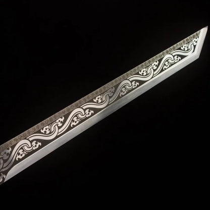 Ink Dragon Short Blade: Elegance in Motion