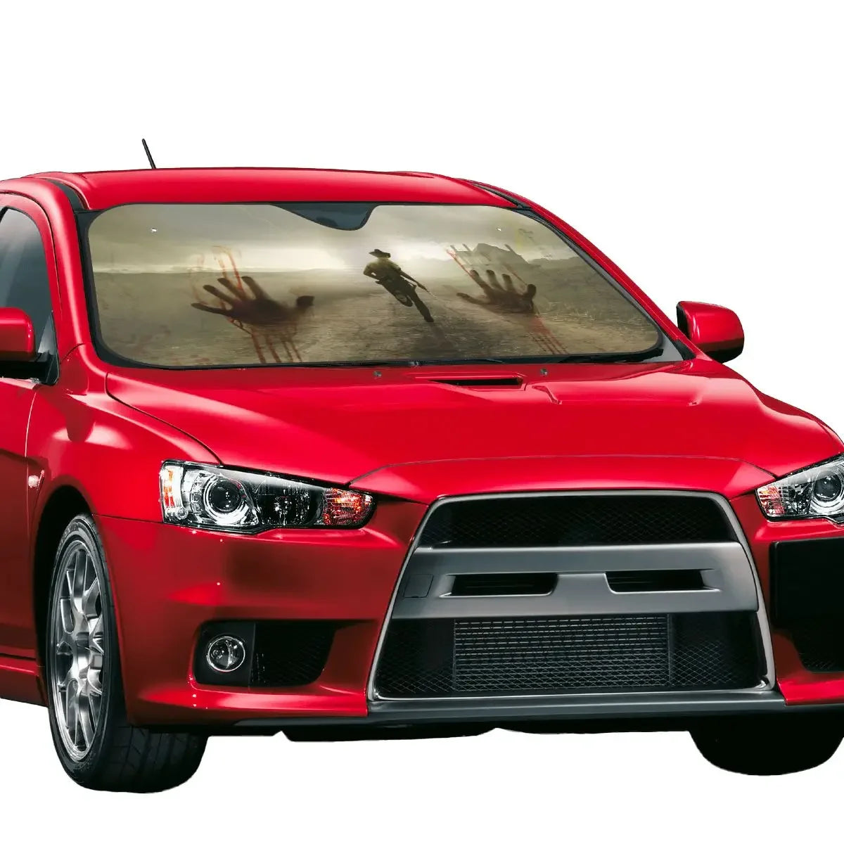 The Walking Dead Horror Windshield Sunshade