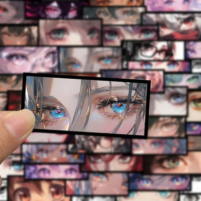 10/30/50PCS Anime Girls Eyes Stickers