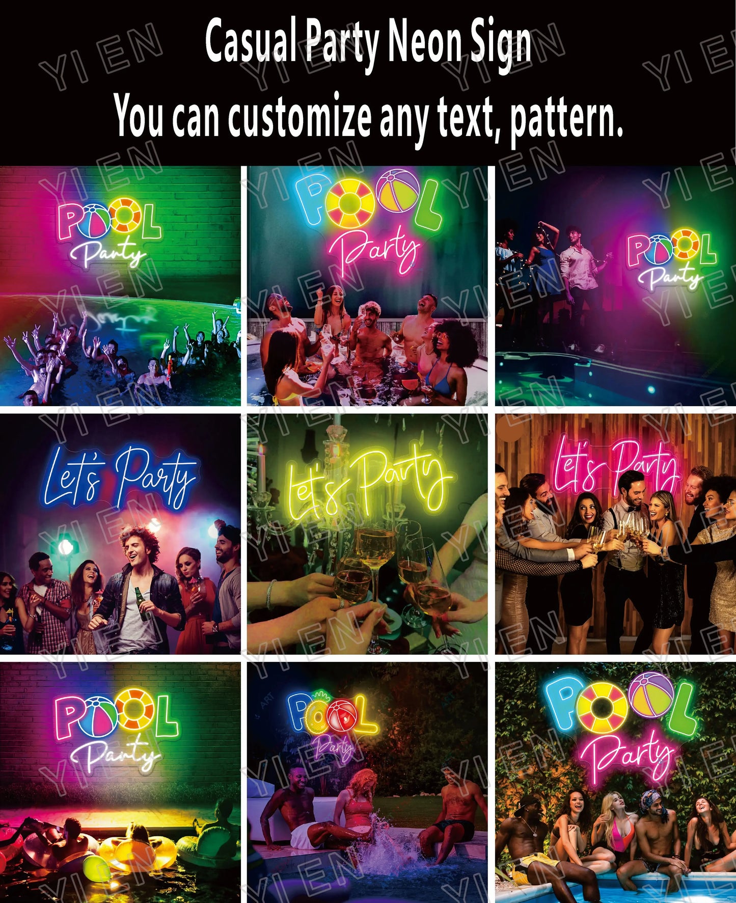 Customizable Neon Glow Sign Maker