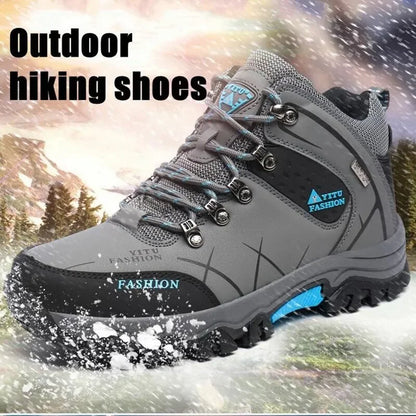 Snow Boots Waterproof Leather Sports Super Warm