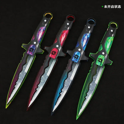 Valorant Weapon 30cm VCT LOCKIN Melee Acrylic Lumines Sword  Knife Cosplay Props Model Game Peripheral Sword Gift Toys for Boys