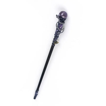 Amethyst Magic Wand Blue sandstone Witchcraft