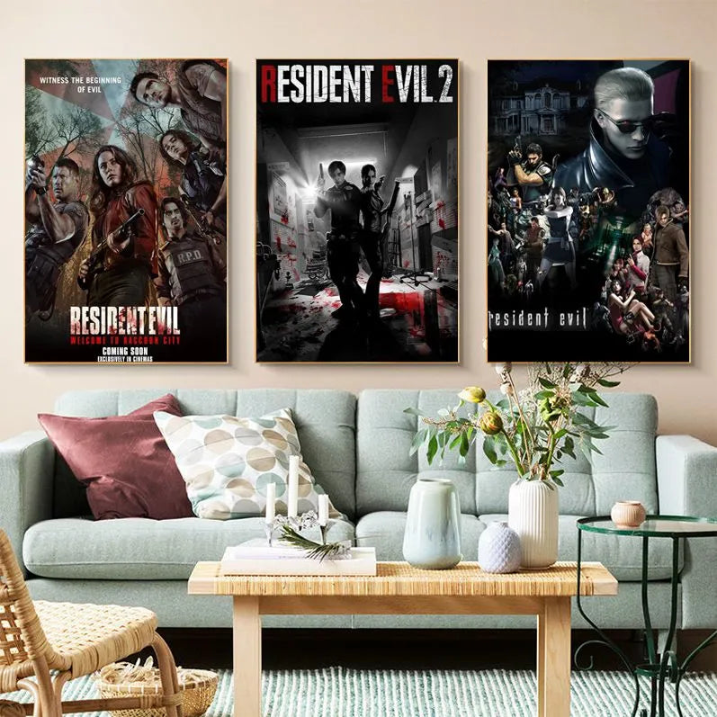 Resident-Evil Movie Sticky Posters