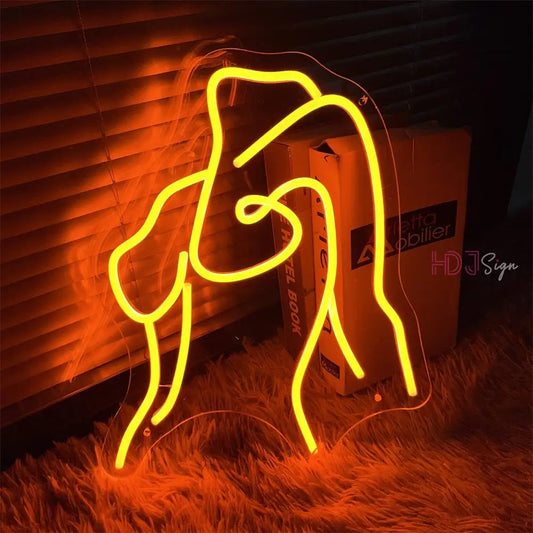 LED Neon Sign Sexy Lady Body Neon Light