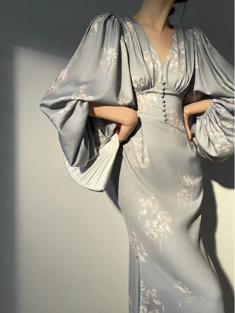 Elegant Mermaid Vintage Dress for Women