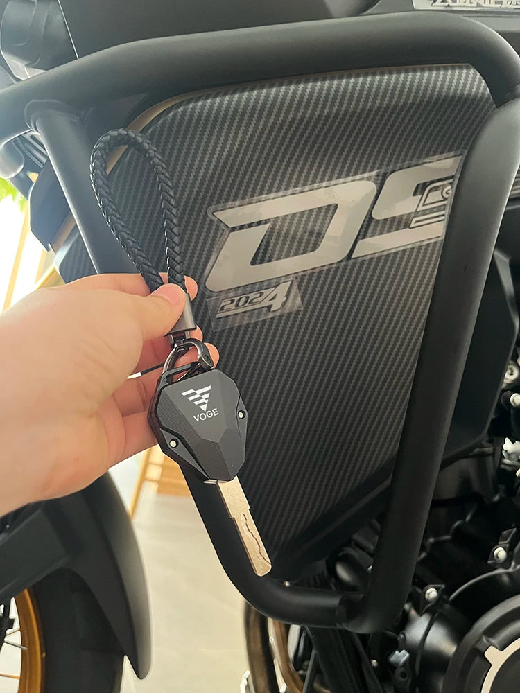 VOGE DS Key Guard: CNC Aluminum Key Cover & Chain