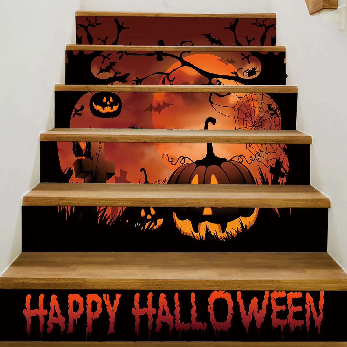 Happy Halloween Stair Stickers