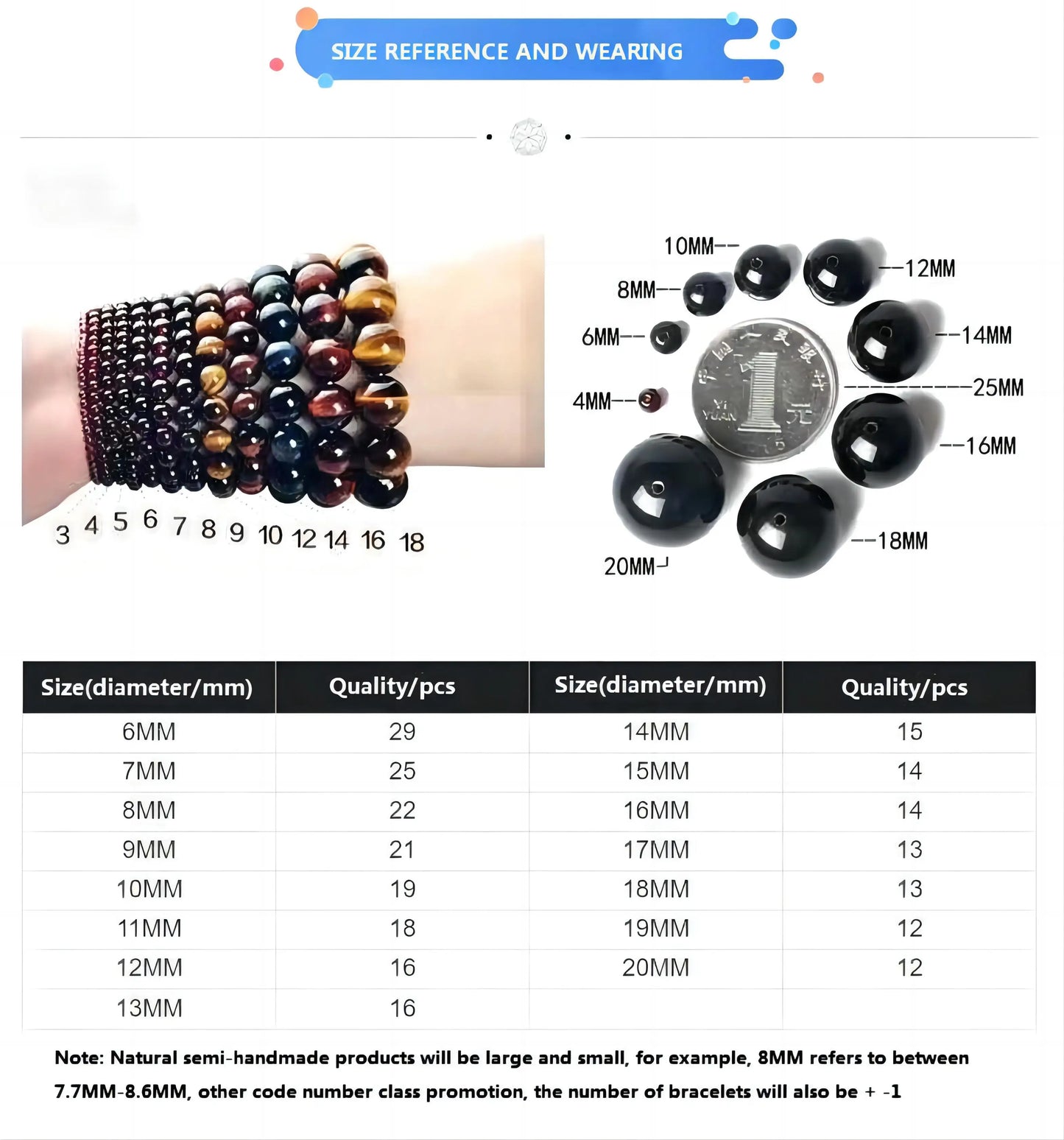 LunaLab LightAid Crystal Bracelet for Tranquil Sleep