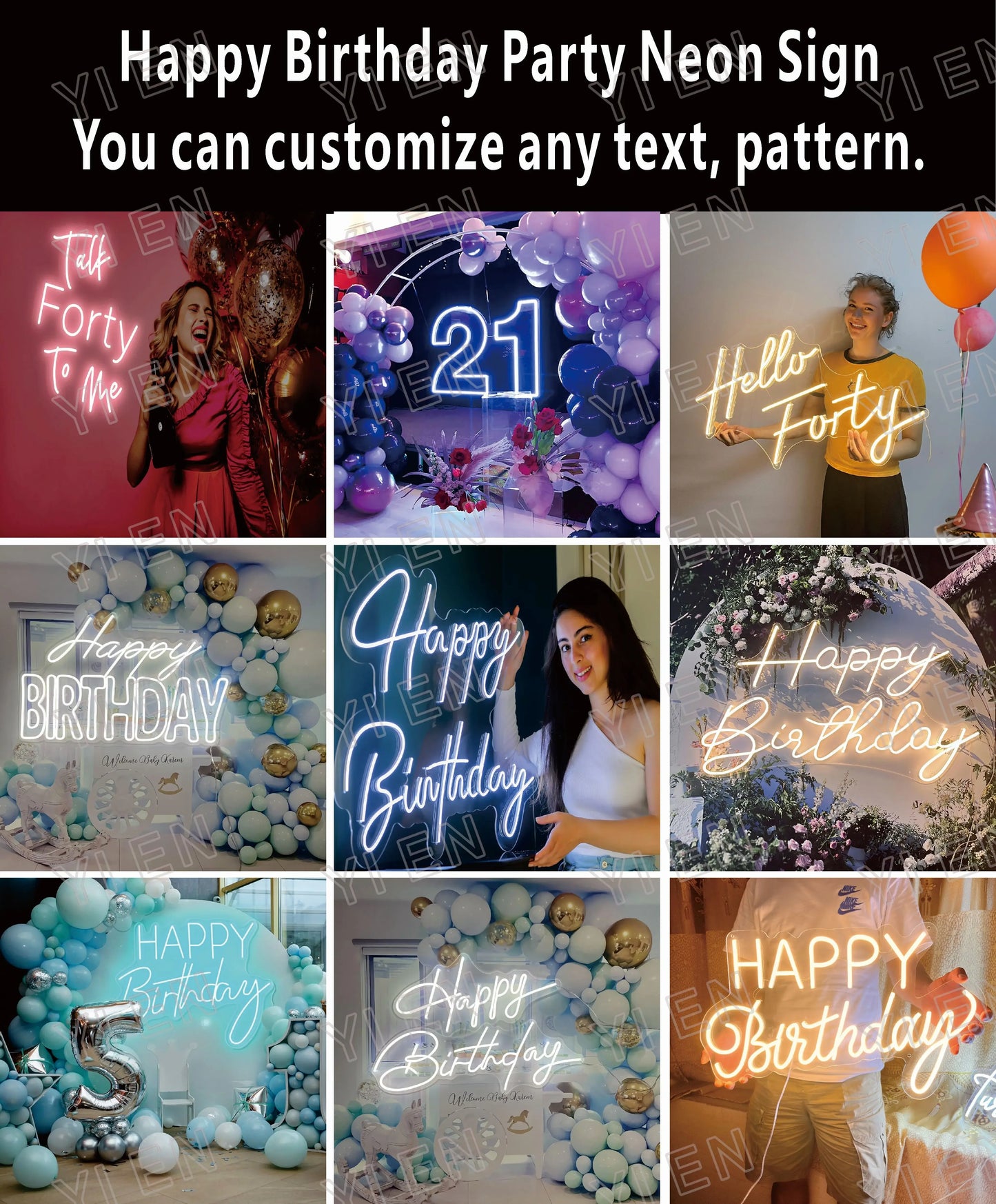 Customizable Neon Glow Sign Maker
